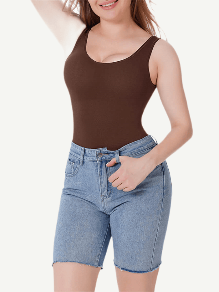 Seamless Shaper Vest Tummy Control Boob Support