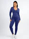 High Stretchy  Long Sleeves Seamless Tummy Control Jumpsuit