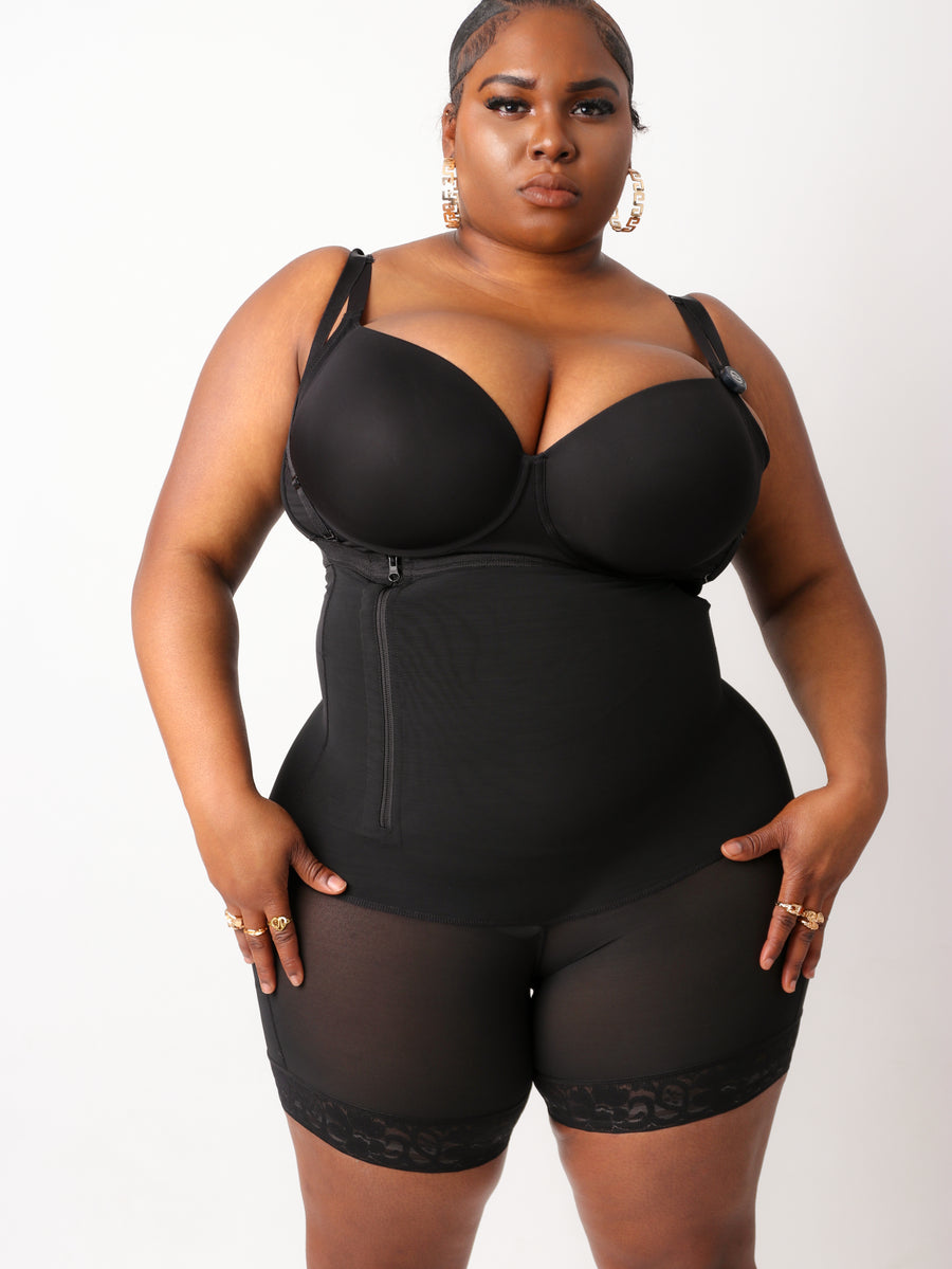 FAJA SIDE ZIPPER UNDERBURST DETACHABLE STRAPS FULL BODY SHAPEWEAR