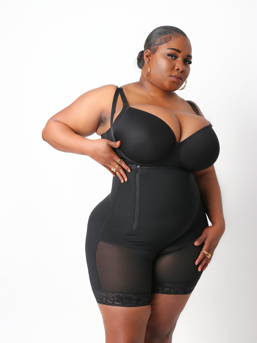 FAJA SIDE ZIPPER UNDERBURST DETACHABLE STRAPS FULL BODY SHAPEWEAR
