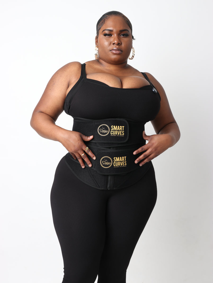 Sweat And Win Neoprene Waist Trainer 10 Steel Bones Basic Shaping