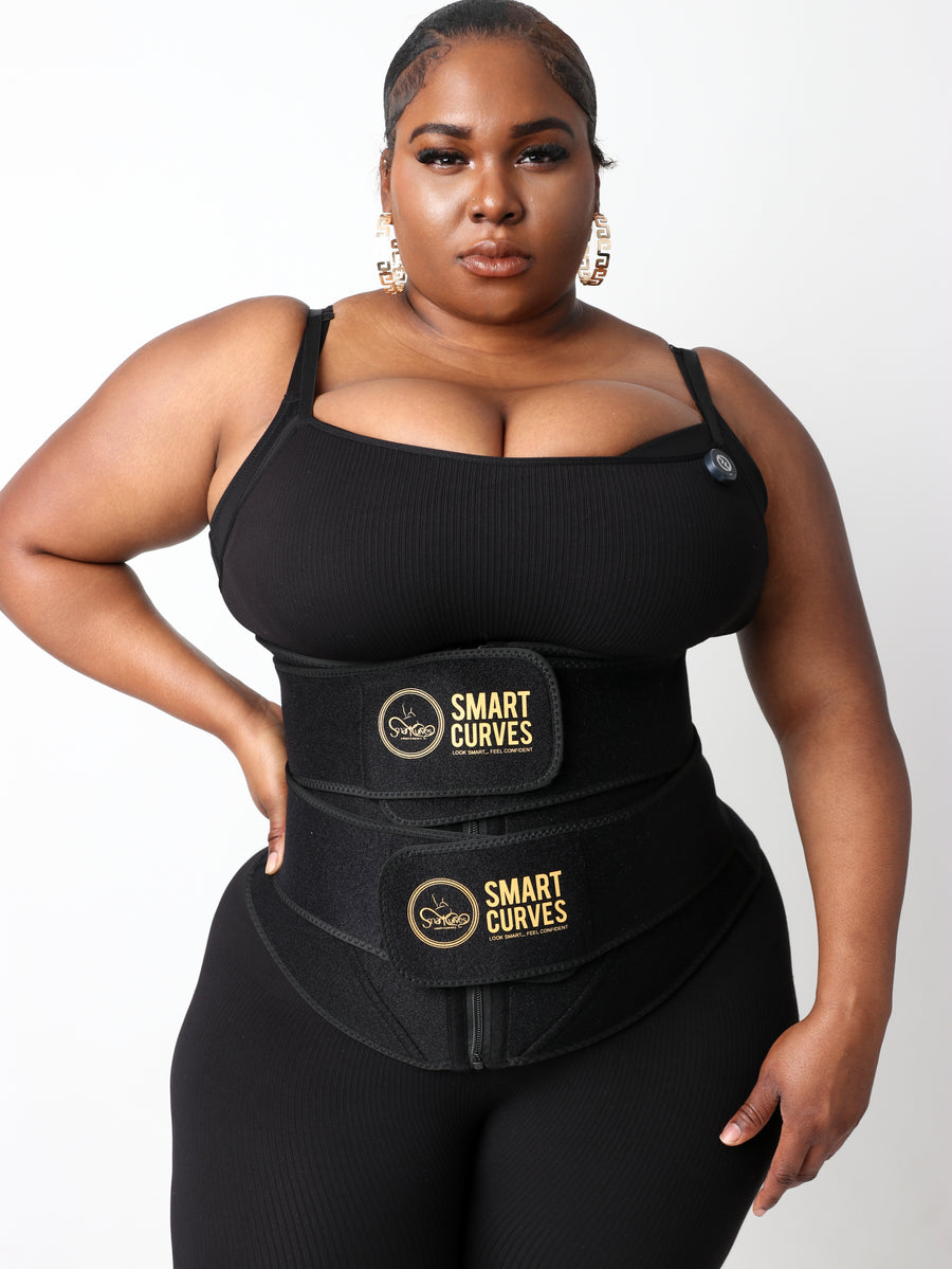 Sweat And Win Neoprene Waist Trainer 10 Steel Bones Basic Shaping