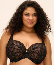 Elomi Carena Underwired Balconette Bra Black