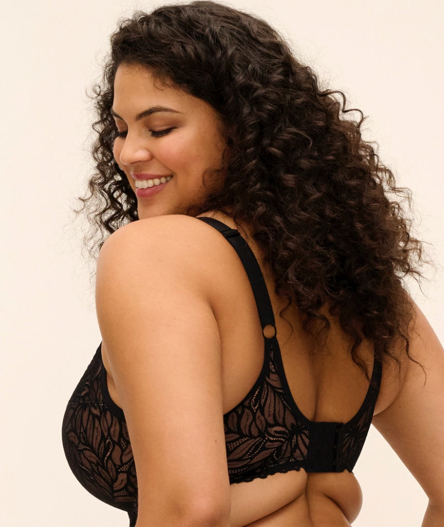Elomi Carena Underwired Balconette Bra Black