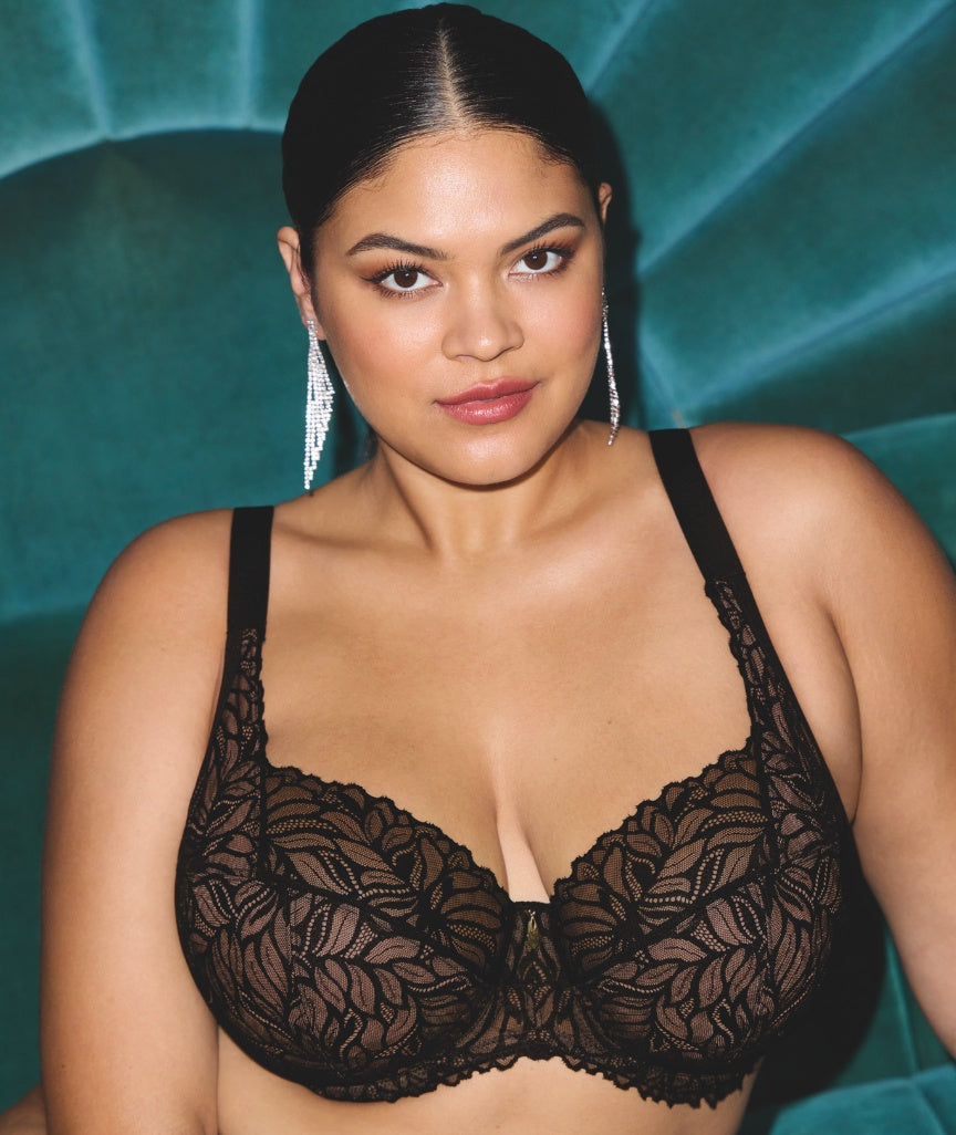 Elomi Carena Underwired Balconette Bra Black