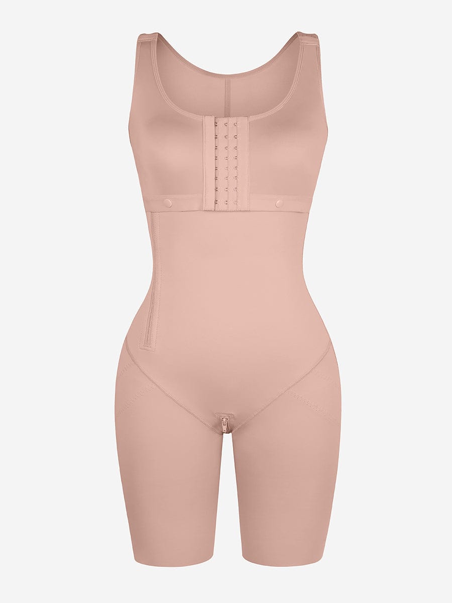 Wholesale Post-Operative Breast-Covering Side-Zip Body Shaper