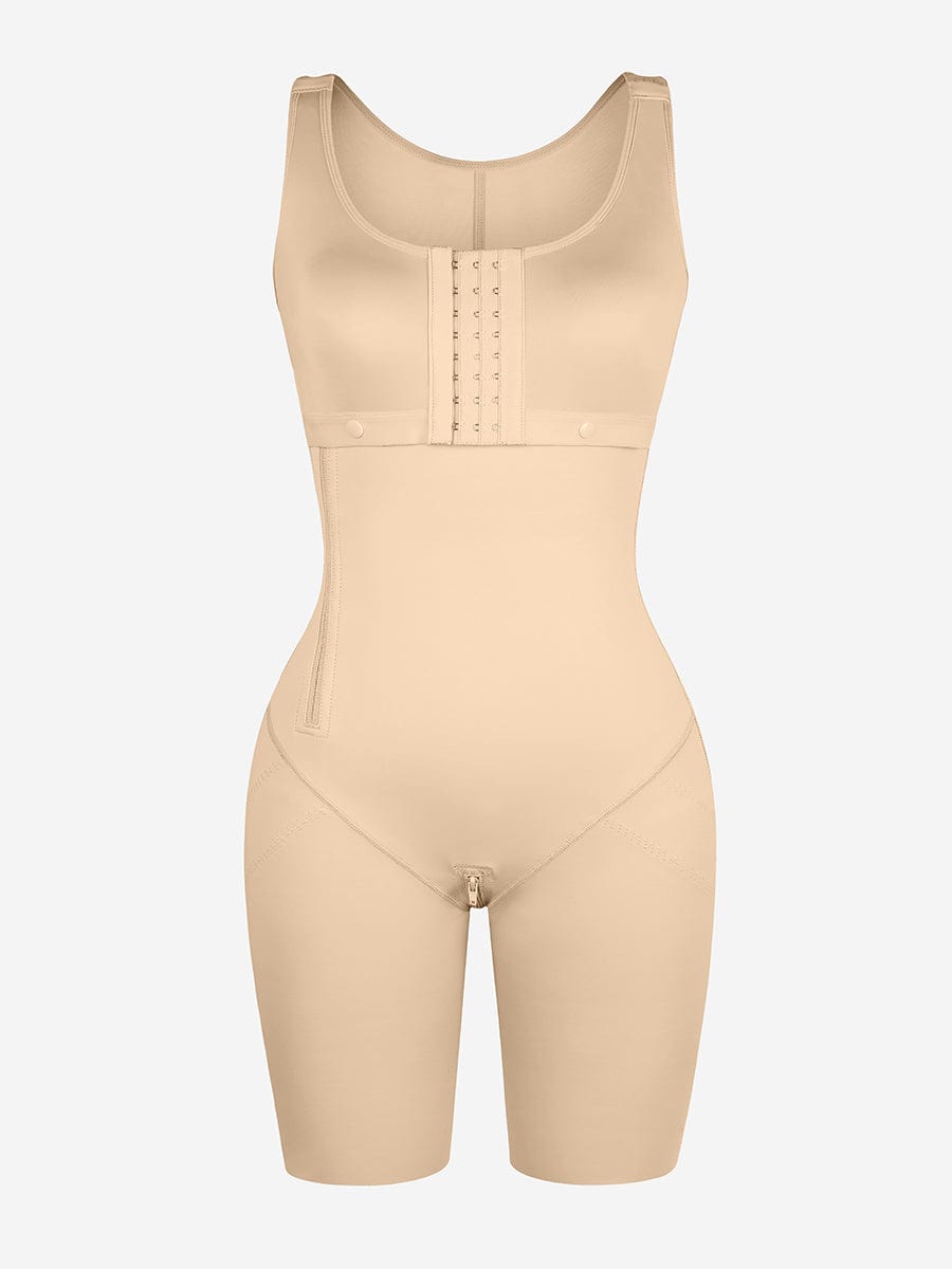 Wholesale Post-Operative Breast-Covering Side-Zip Body Shaper