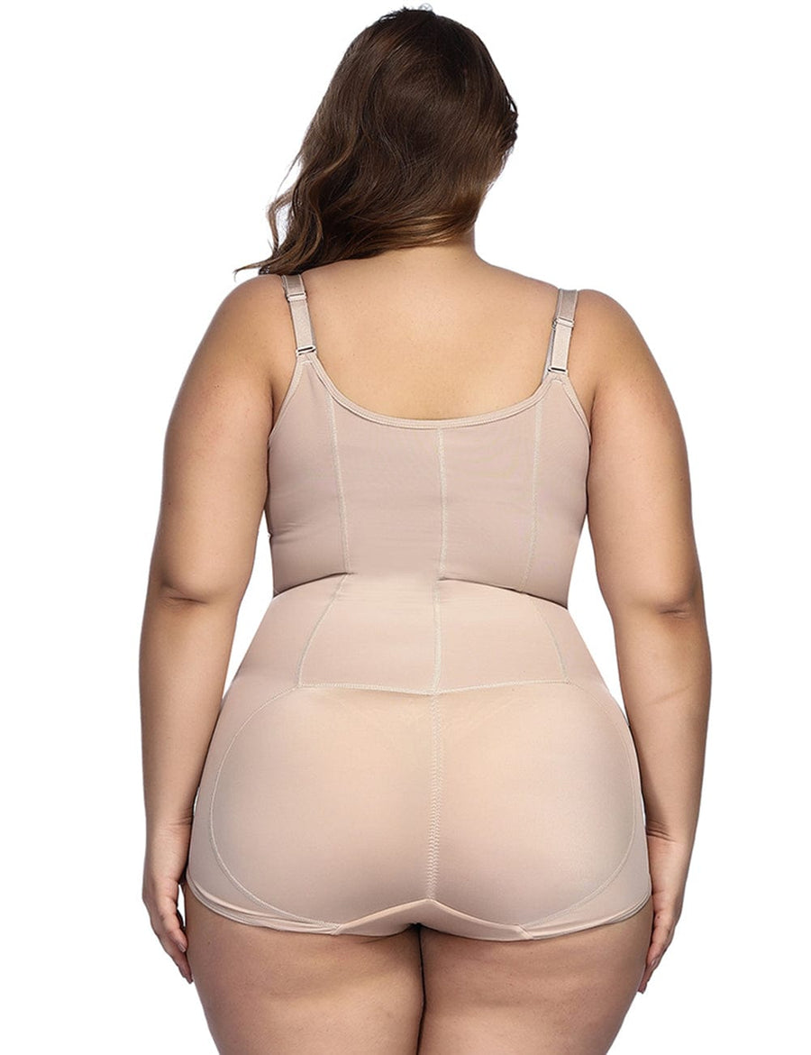 Tummy Control Black Butt Lifting Body Shapewear Cami Straps Fitness