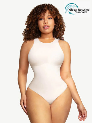 Wholesale 🌿 Eco-friendly Seamless Outer Crew Thong Bodysuit