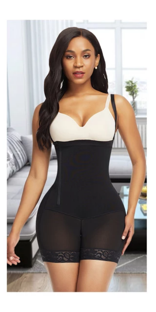 Shapewear & Fajas-Bodysuit Anti-Slip Grip Silicone Band Adjustable Straps  Bust Support Camis Body Briefer For Women 