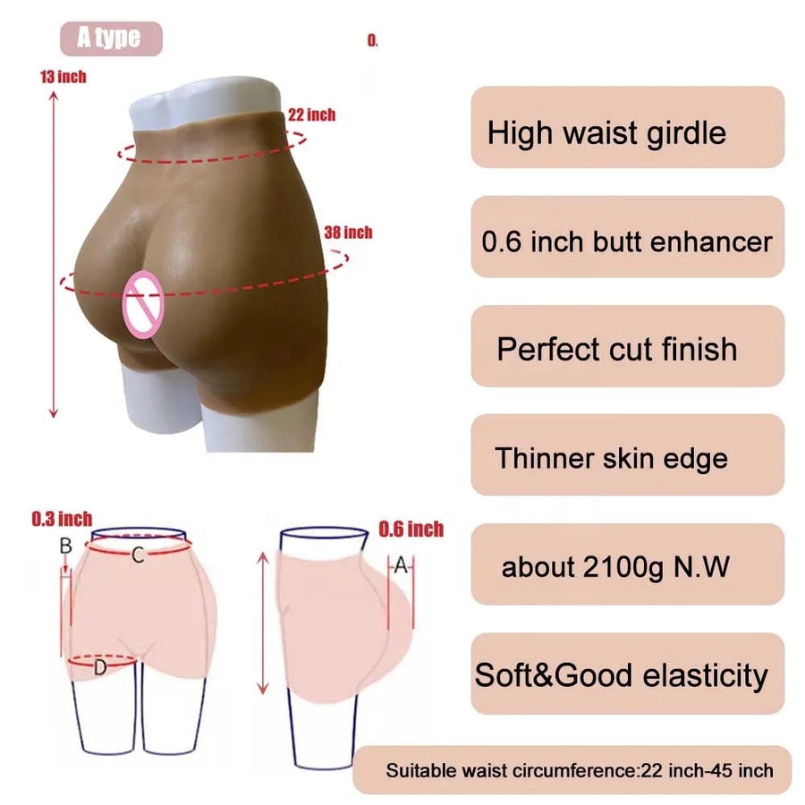 Silicon Realistic butt and hips