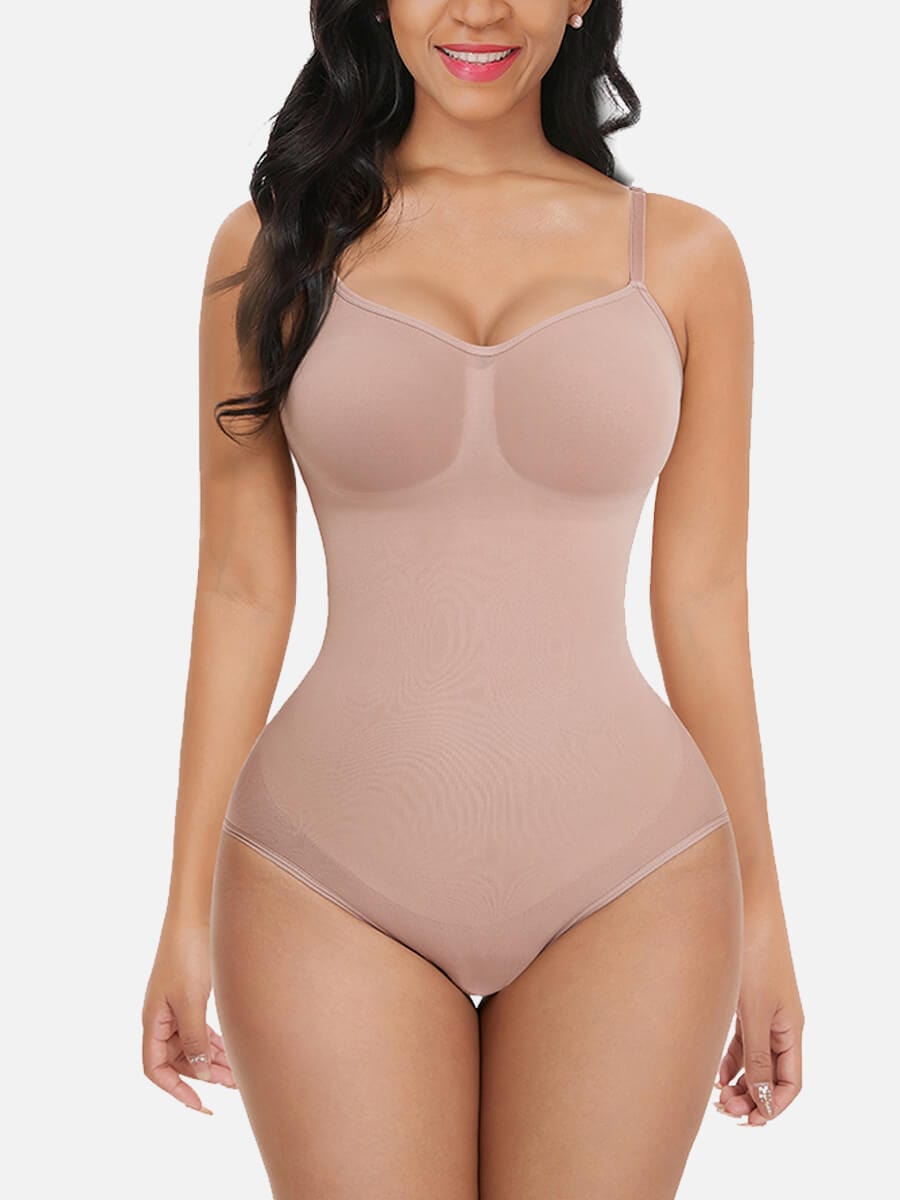 Seamless Tighten The Abdomen One-piece Shapewear Briefs